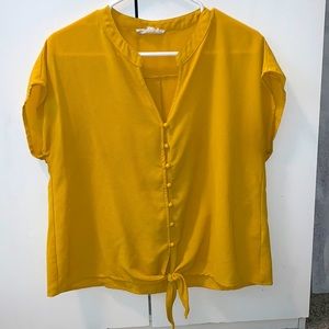 Women’s Mustard Blouse